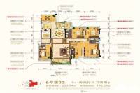 翰林世家二期5室2厅2卫200.3㎡户型图