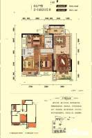 迎宾华府3室2厅2卫94.9㎡户型图