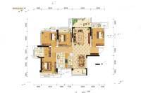 广汇圣湖城4室2厅2卫119.7㎡户型图